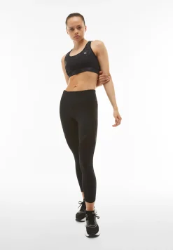 Freddy Leggings SuperFit 7/8 con nastro logato e inserti in mesh-Donna Padel|Pilates