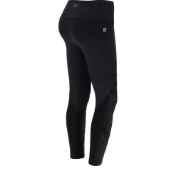 Freddy Leggings SuperFit 7/8 con nastro logato e inserti in mesh-Donna Padel|Pilates