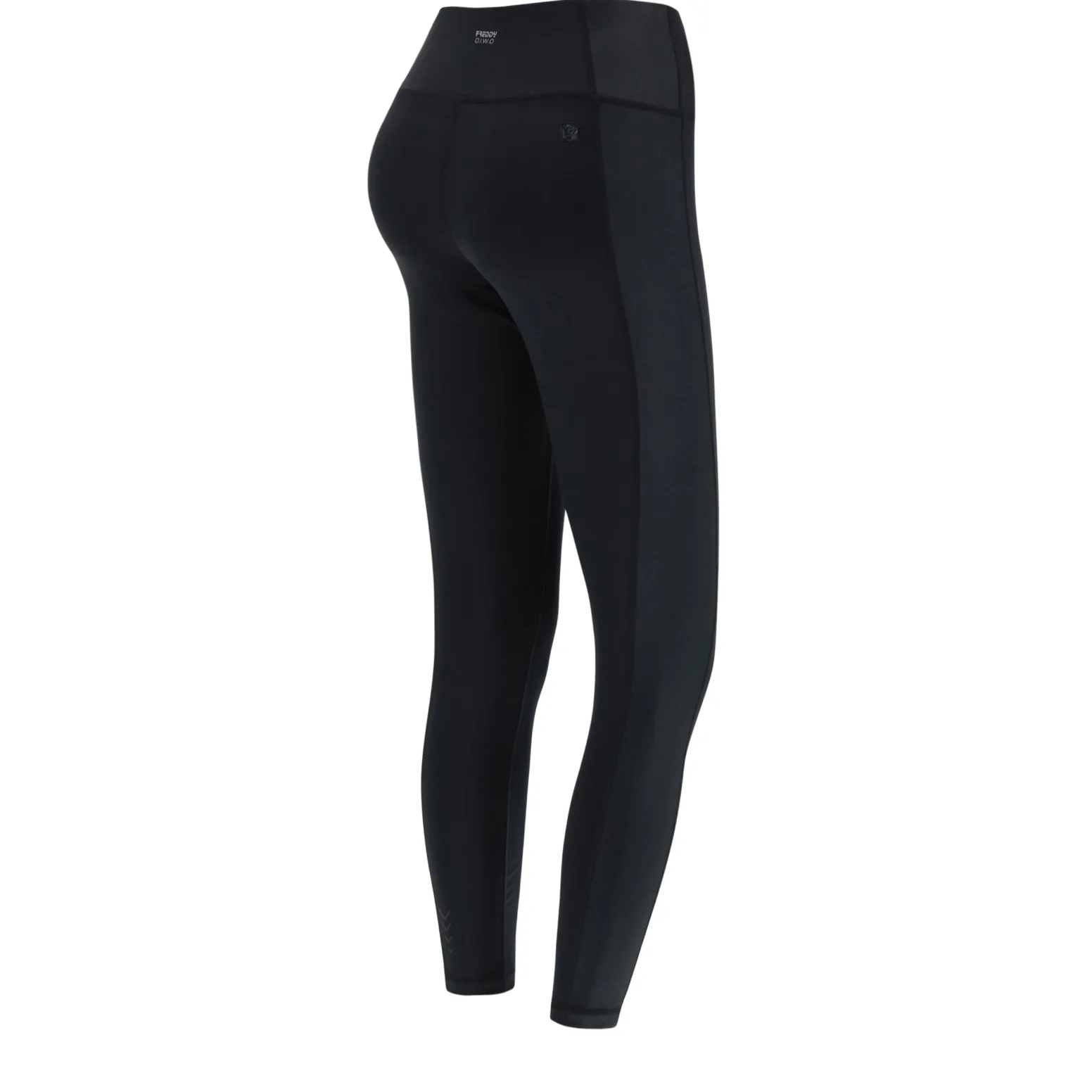 Freddy Leggings SuperFit 7/8 traspiranti vita alta e bande coated-Donna Pilates|Fitness