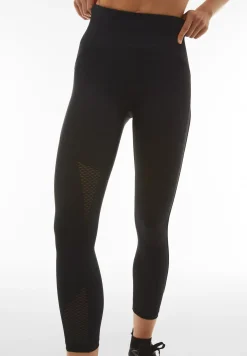 Freddy Leggings SuperFit 7/8 traspiranti inserti in mesh coprente-Donna Padel|Pilates