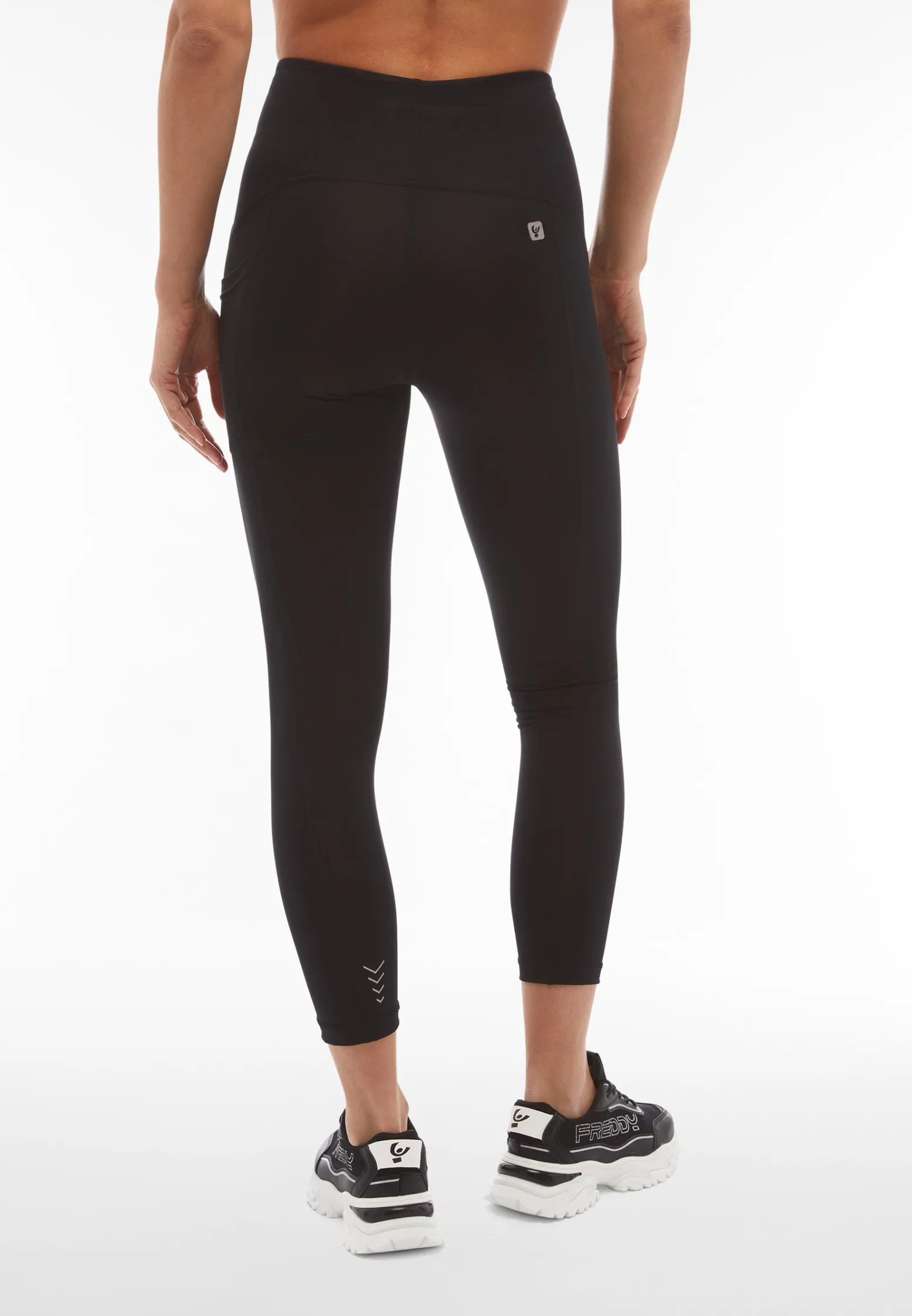 Freddy Leggings Superfit 7/8 vita super alta con tasca laterale-Donna Padel|Pilates