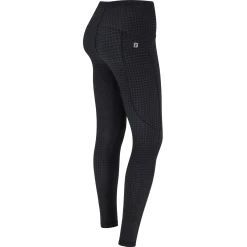 Freddy Leggings SuperFit ecologici traspiranti fantasia all over-Donna Pilates|Fitness