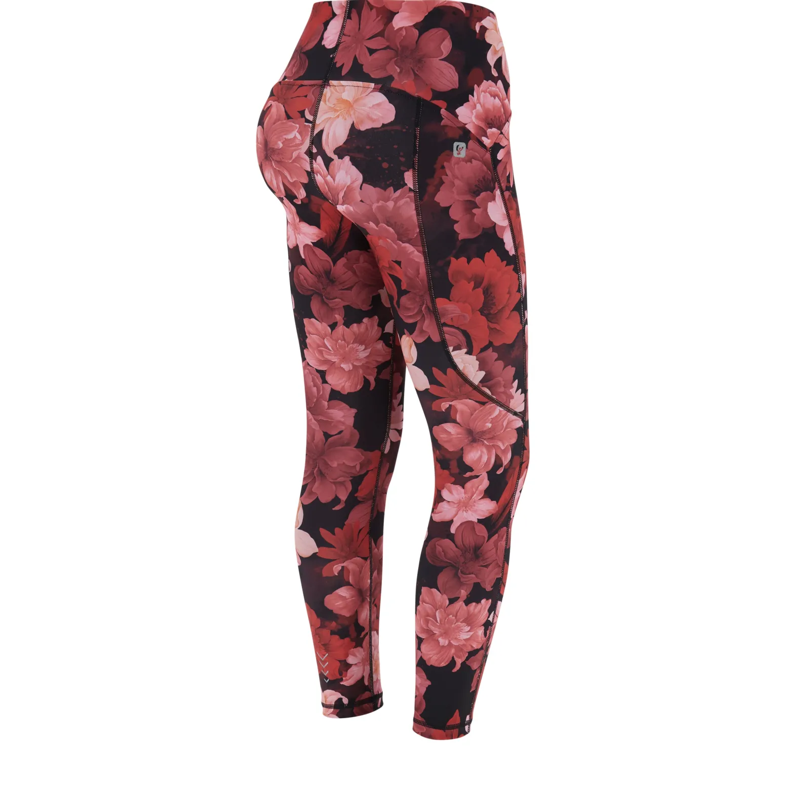 Freddy Leggings SuperFit ecologici traspiranti fantasia all over-Donna Pilates|Fitness