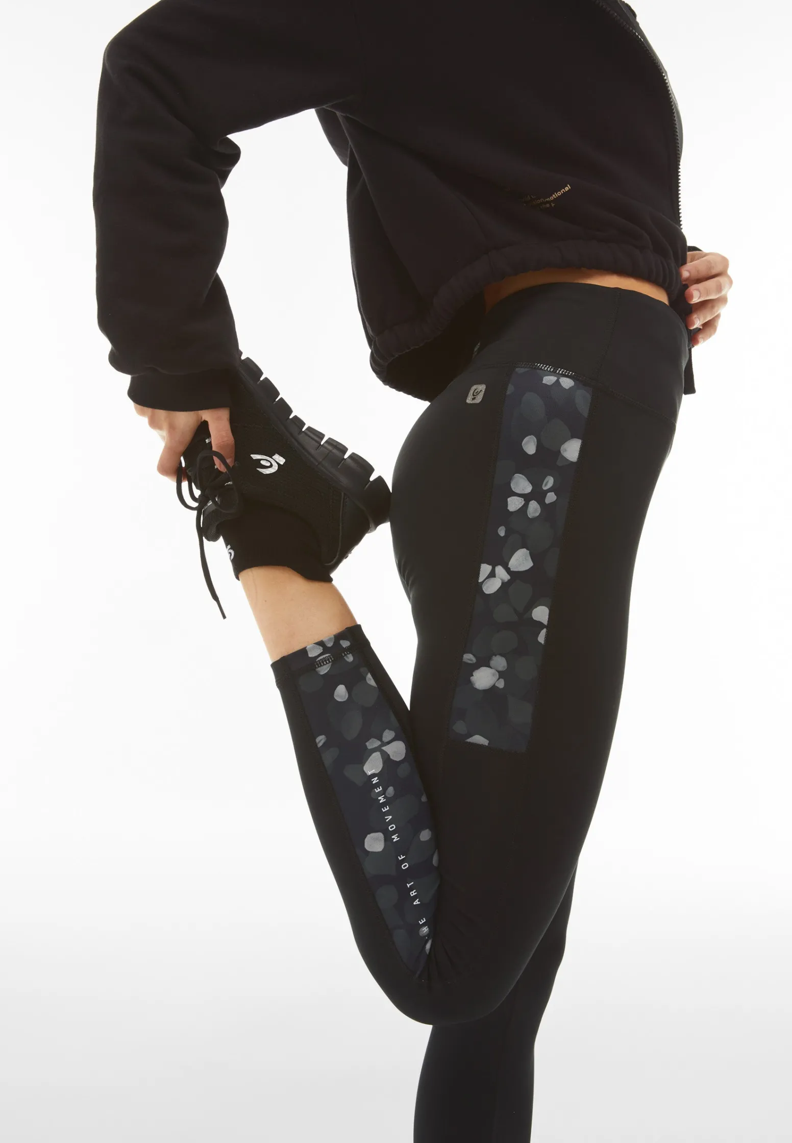 Freddy Leggings SuperFit ecologici con bande laterali texturizzate-Donna Padel|Pilates