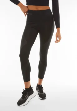 Freddy Leggings Superfit ecologici traspiranti con inserti lucidi-Donna Padel|Pilates