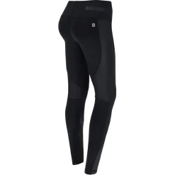 Freddy Leggings Superfit ecologici traspiranti con inserti lucidi-Donna Padel|Pilates