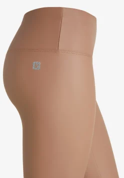 Freddy Leggings vita alta 7/8 in tessuto coated effetto pelle-Donna Fitness|Pilates