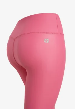Freddy Leggings vita alta 7/8 in tessuto coated effetto pelle-Donna Fitness|Pilates