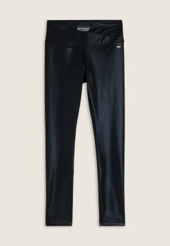Freddy Leggings Vita Regular 7/8 in Jersey Coated Wet Effect-Donna Fitness|Pilates