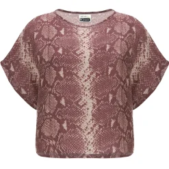 Freddy Maglia ampia con maniche ad aletta stampa reptile-Donna T-shirts
