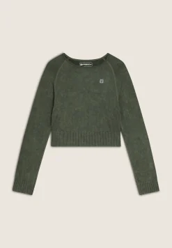 Freddy Maglia corta con maniche lunghe tessuto seamless ice wash-Donna Padel|Pilates