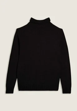 Freddy Maglia donna collo alto con treccia-Donna Felpe
