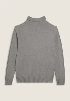 Freddy Maglia donna collo alto con treccia-Donna Felpe
