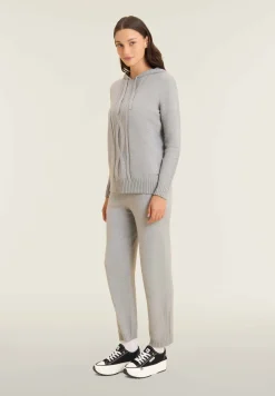 Freddy Maglia donna con cappuccio e treccia frontale-Donna Felpe
