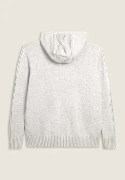 Freddy Maglia donna con cappuccio e treccia frontale-Donna Felpe