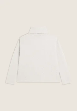 Freddy Maglia donna in felpa bonded a trecce con collo a tubo-Donna Felpe
