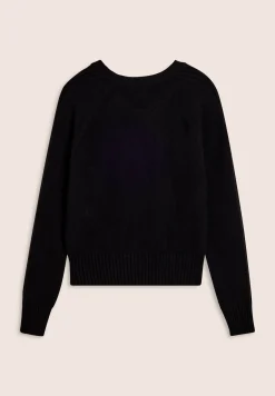 Freddy Maglia girocollo in tricot con trecce verticali-Donna Felpe