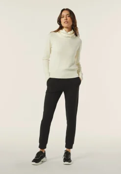Freddy Maglia in tricot con collo alto lavorato a trecce-Donna Felpe