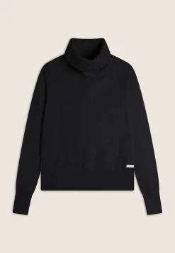 Freddy Maglia in tricot con collo alto lavorato a trecce-Donna Felpe