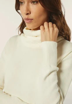 Freddy Maglia in tricot con collo alto lavorato a trecce-Donna Felpe