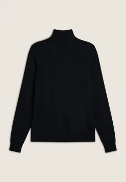 Freddy Maglia in tricot con collo alto, zip e tasche quadrate-Donna Felpe