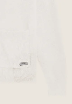 Freddy Maglia in tricot con collo alto, zip e tasche quadrate-Donna Felpe