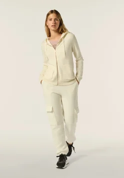 Freddy Maglia in tricot con zip e cappuccio lavorato a trecce-Donna Felpe