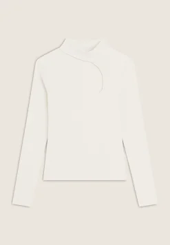 Freddy Maglia manica lunga in costina slim fit e dettaglio cut-out-Donna Felpe
