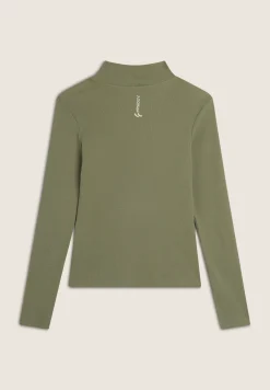 Freddy Maglia manica lunga in costina slim fit e dettaglio cut-out-Donna Felpe