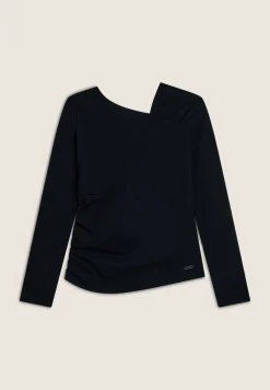 Freddy Maglia manica lunga in jersey dal taglio asimmetrico-Donna T-shirts