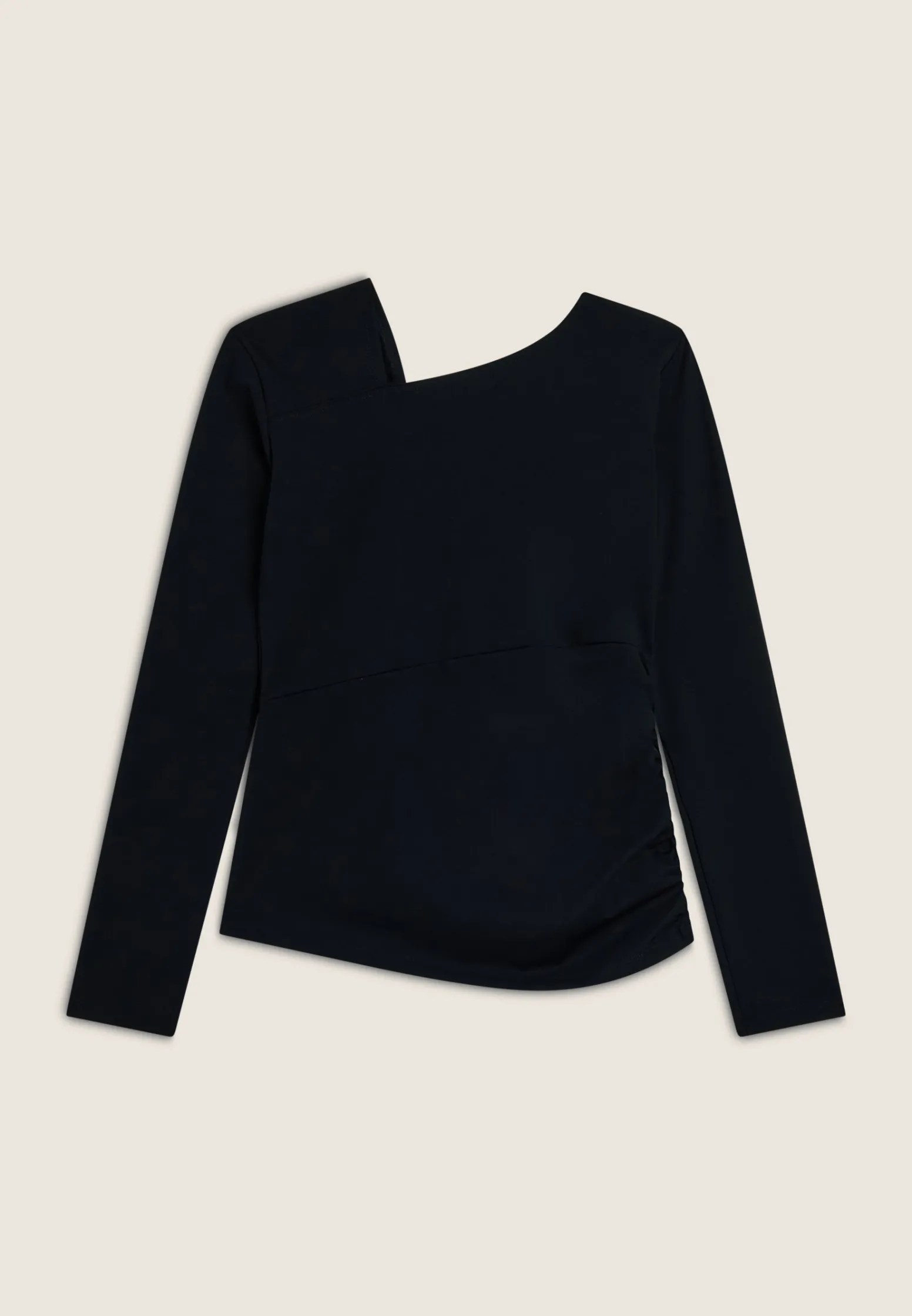 Freddy Maglia manica lunga in jersey dal taglio asimmetrico-Donna T-shirts