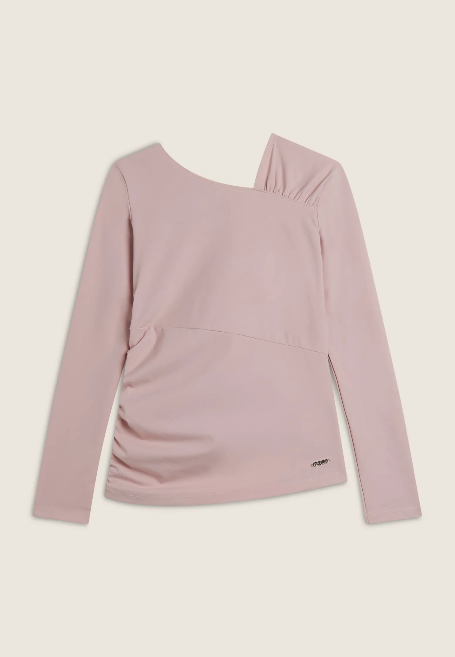 Freddy Maglia manica lunga in jersey dal taglio asimmetrico-Donna T-shirts