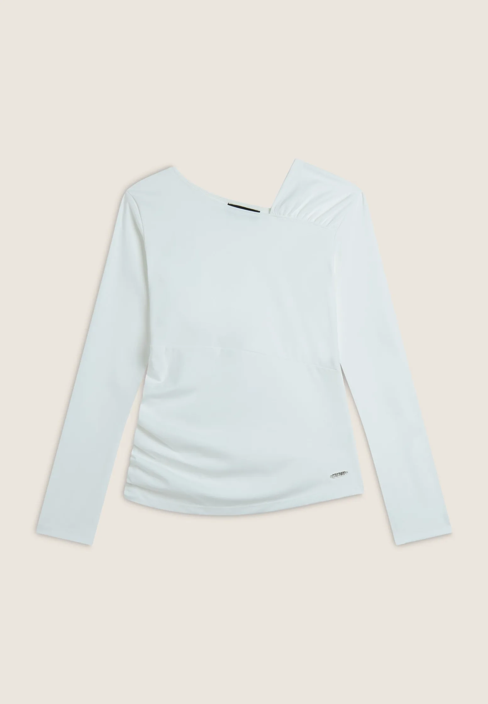 Freddy Maglia manica lunga in jersey dal taglio asimmetrico-Donna T-shirts