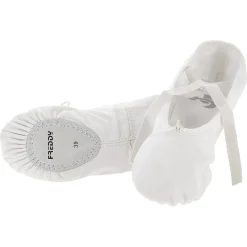 Freddy Mezza punta in tela-Donna Scarpe Danza