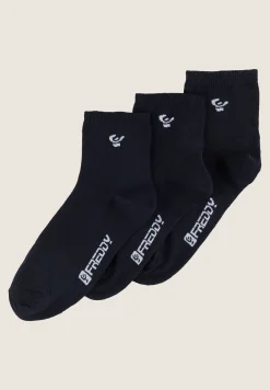 Freddy Pack 3 Calzini alla Caviglia Donna in Misto Cotone-Donna Accessori Sportivi|Accessori Sportivi