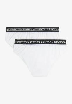 Freddy Pack 2 slip uomo con elastico jacquard logato a contrasto-Uomo Underwear