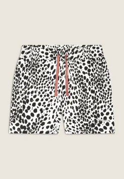 Freddy Pantaloncini animalier regular fit in french terry-Donna Shorts