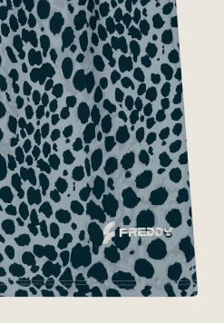 Freddy Pantaloncini animalier regular fit in french terry-Donna Shorts