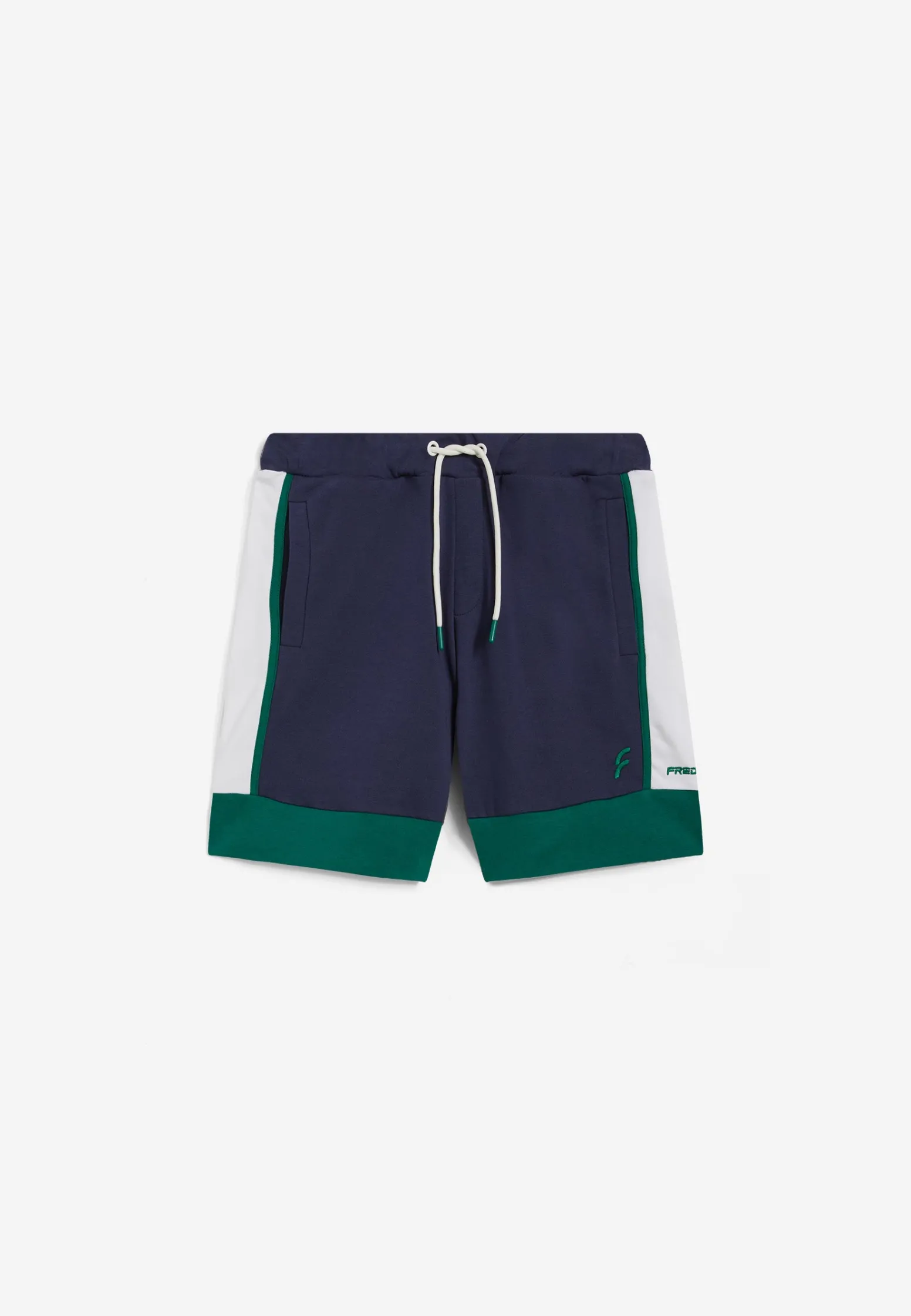 Freddy Pantaloncini color block da uomo con tasche interne-Uomo Shorts E Bermuda