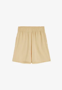 Freddy Pantaloncini da donna in lino viscosa con gamba ampia-Donna Padel|Tutti I Pantaloni
