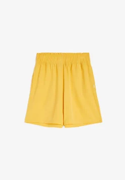 Freddy Pantaloncini da donna in lino viscosa con gamba ampia-Donna Padel|Tutti I Pantaloni