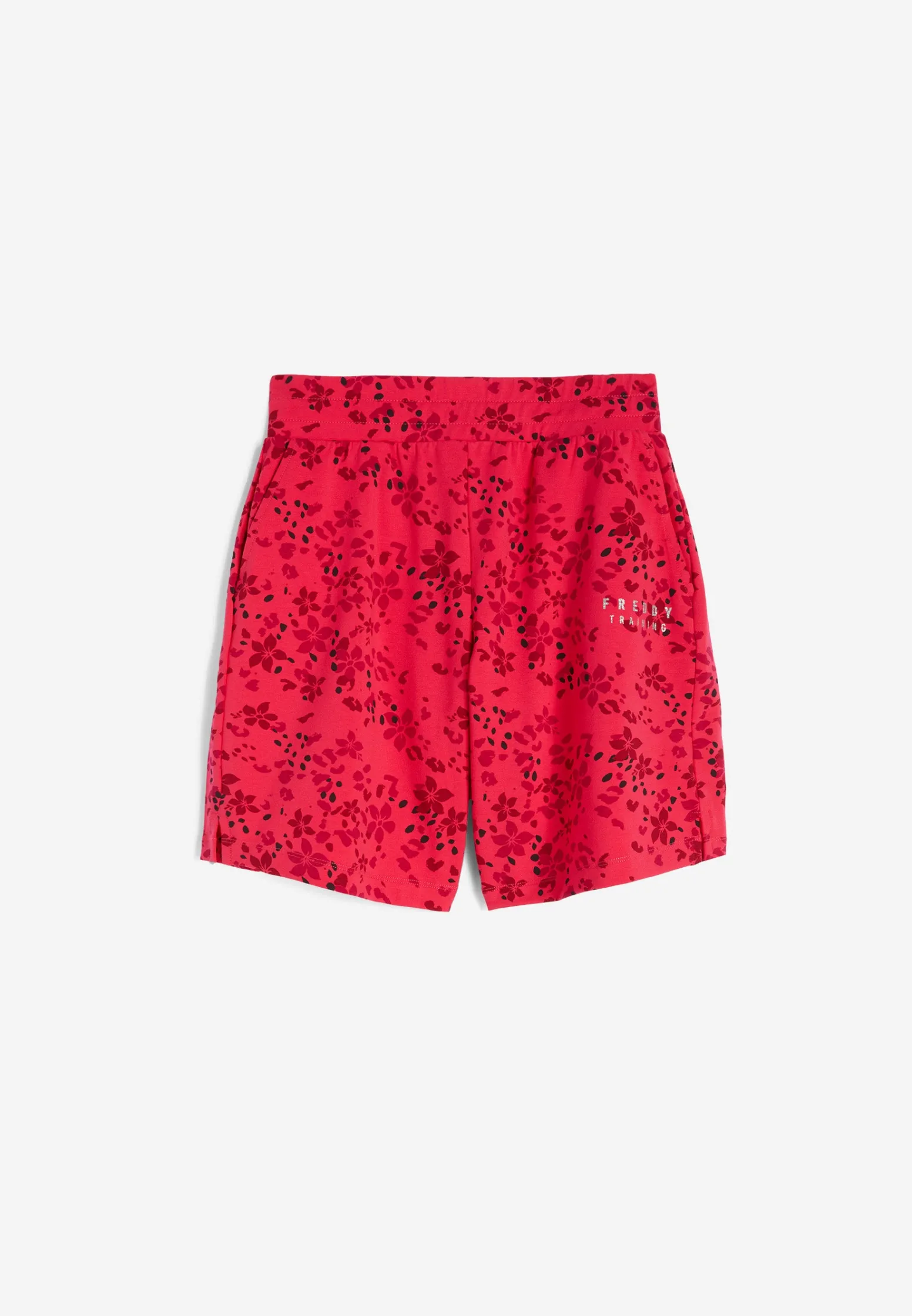 Freddy Pantaloncini donna in heavy jersey stampa floreale allover-Donna Ginnastica|Shorts