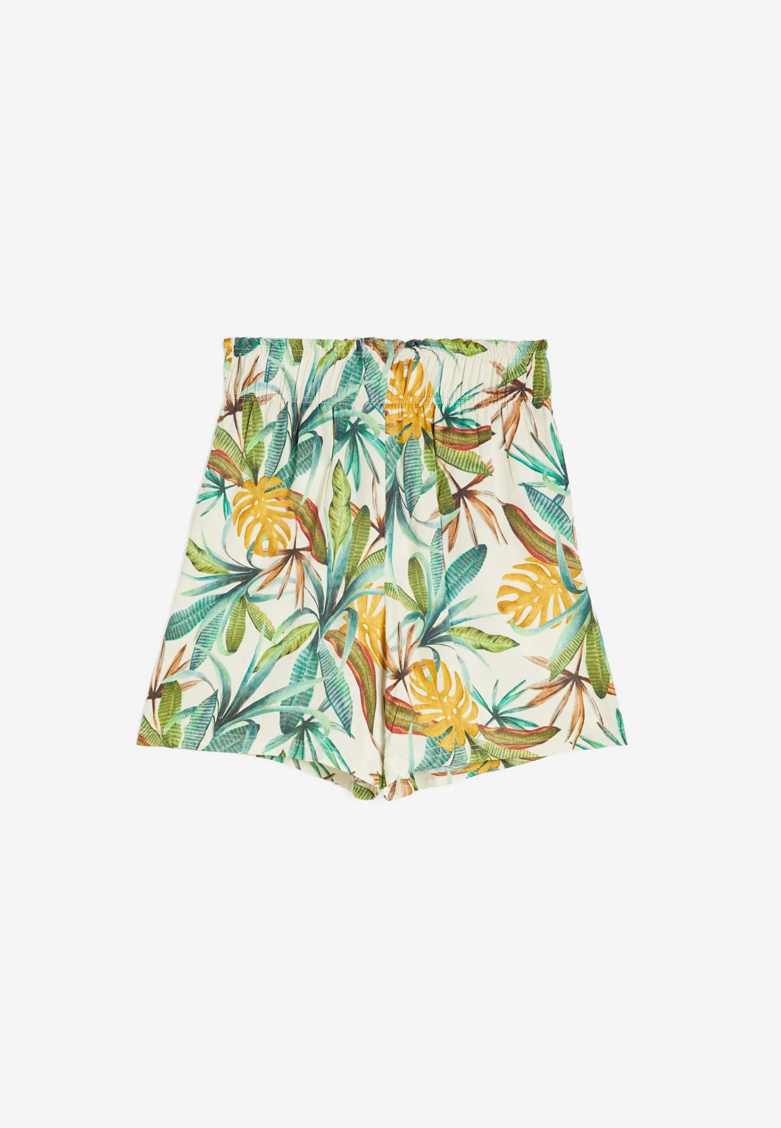 Freddy Pantaloncini donna in satin di viscosa a fantasia tropical-Donna Padel|Shorts