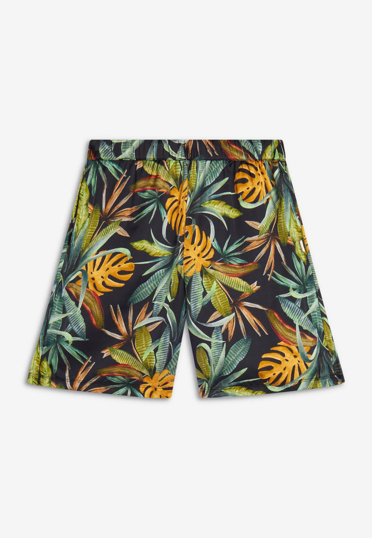 Freddy Pantaloncini donna in satin di viscosa a fantasia tropical-Donna Padel|Shorts