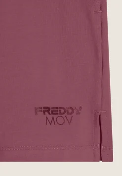 Freddy Pantaloncini Sportivi con Spacchi Laterali-Donna Shorts