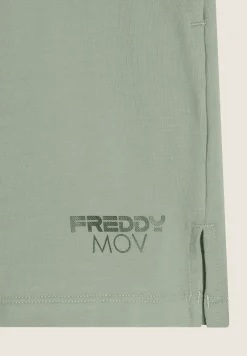 Freddy Pantaloncini Sportivi con Spacchi Laterali-Donna Shorts