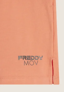 Freddy Pantaloncini Sportivi con Spacchi Laterali-Donna Shorts