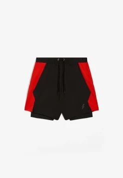 Freddy Pantaloncini uomo 2-in-1 in tessuto tecnico con inserti colorati-Uomo Shorts E Bermuda