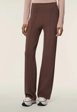 Freddy Pantalone donna in felpa viscosa con gamba dritta-Donna Tutti I Pantaloni|Pantaloni Sportivi