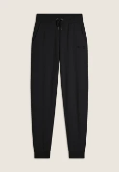 Freddy Pantalone Donna in Felpa Viscosa con Logo in Strass-Donna Ginnastica|Pantaloni Sportivi